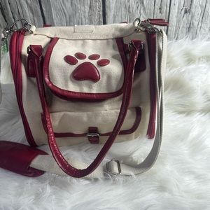 East side collection dog carrier . Canvas